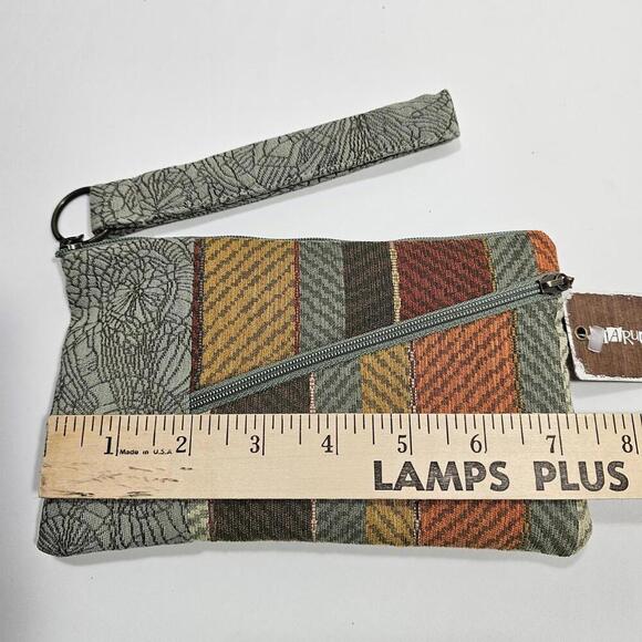 Maruca Boulder Co Jacquard Tapestry Beetle Bag Spring Leaves Stripe NWT CO - Picture 6 of 7